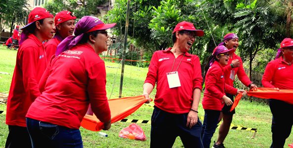 Paket fun Outbound Game volley blanket