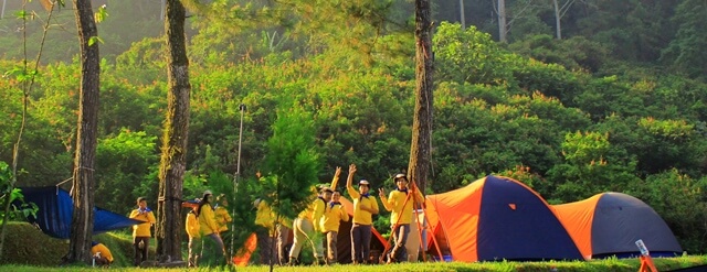 Outbound Pancawati Camping Ground